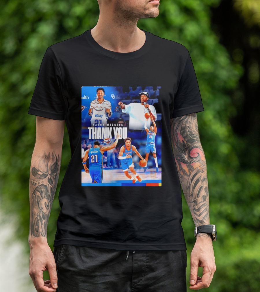 Aaron Wiggins Oklahoma City Thunder Thank You T-Shirt