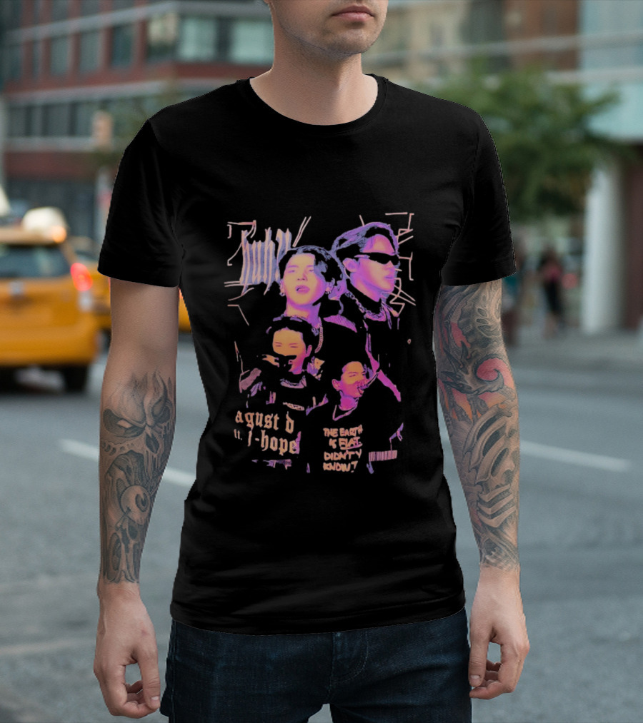 Agust D Ft J Hope Huh Bootleg BTS T-Shirt