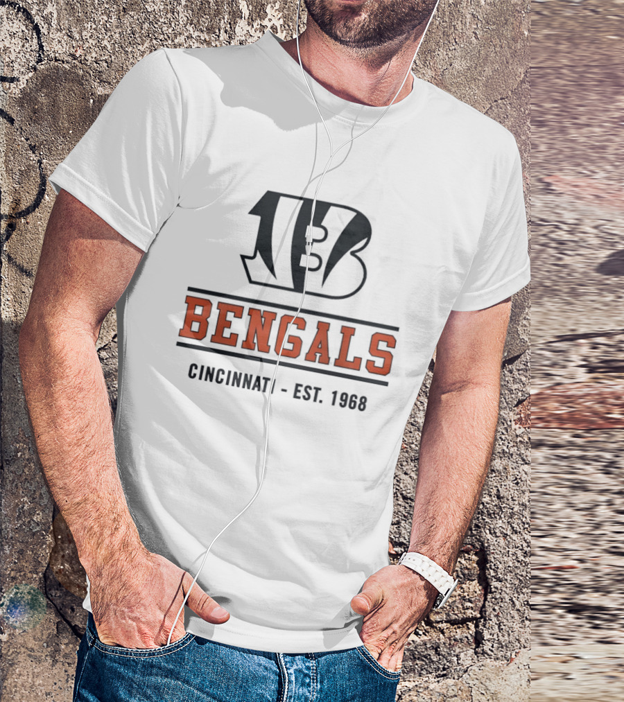 Cincinnati Bengals B Logo Est 1968 T-Shirt