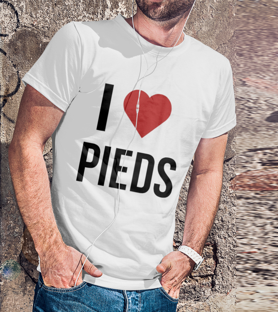 I Heart Pieds T-Shirt