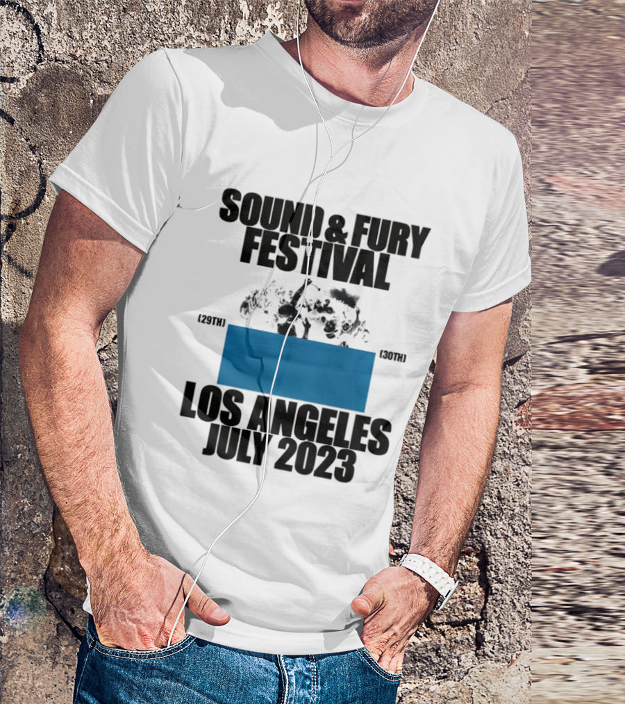 Sound And Fury Festival Los Angeles July 2023 Stage Dive Chaos Event Music Celebration T-Shirt