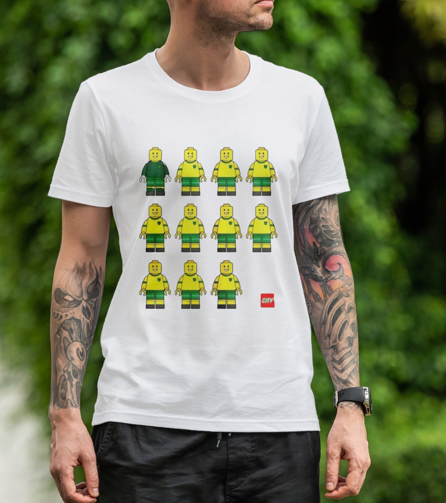 Norwich City F.C. Lego Minifigures Team Formation T-Shirt