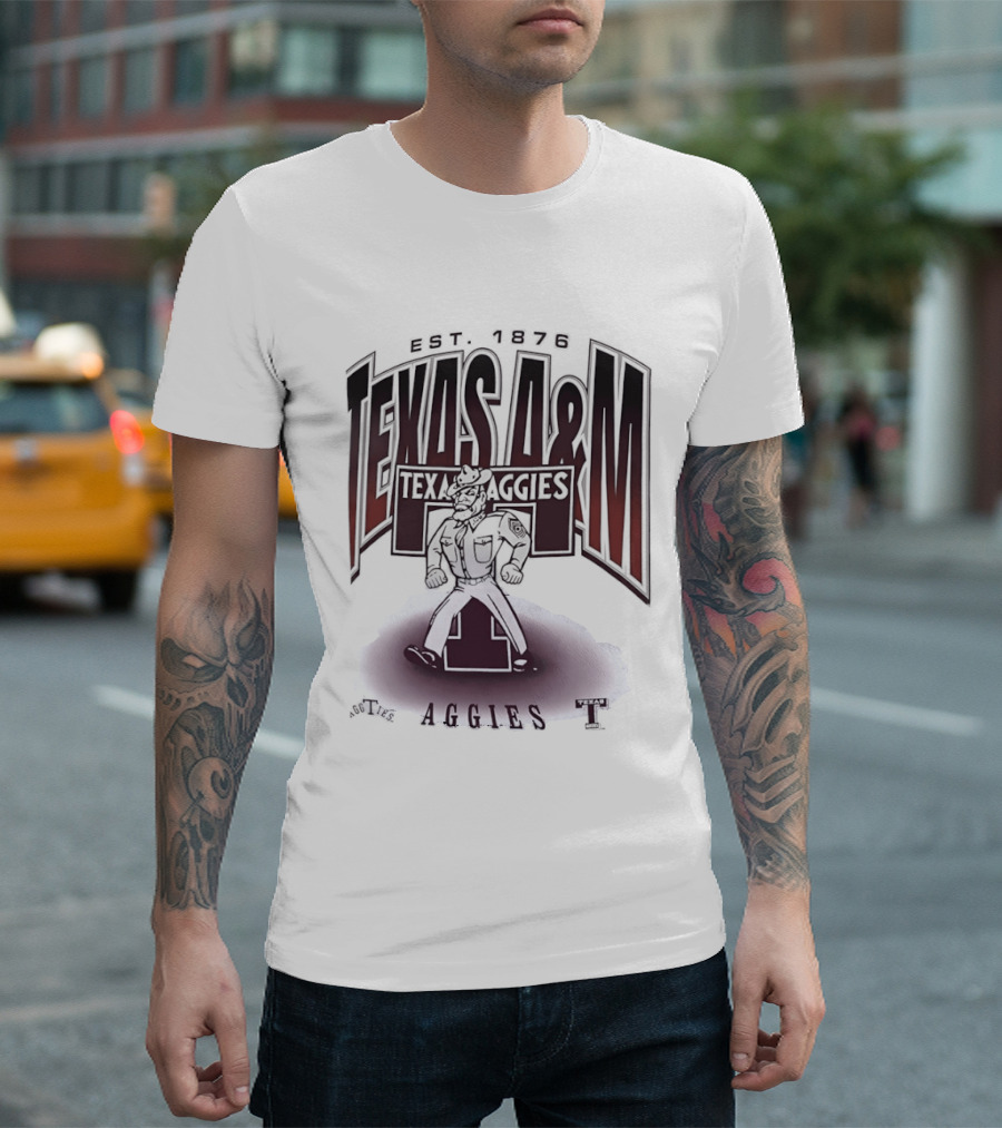 Texas A&M Aggies Est 1876 College Station Traditions Aggieland Football Texas T T-Shirt