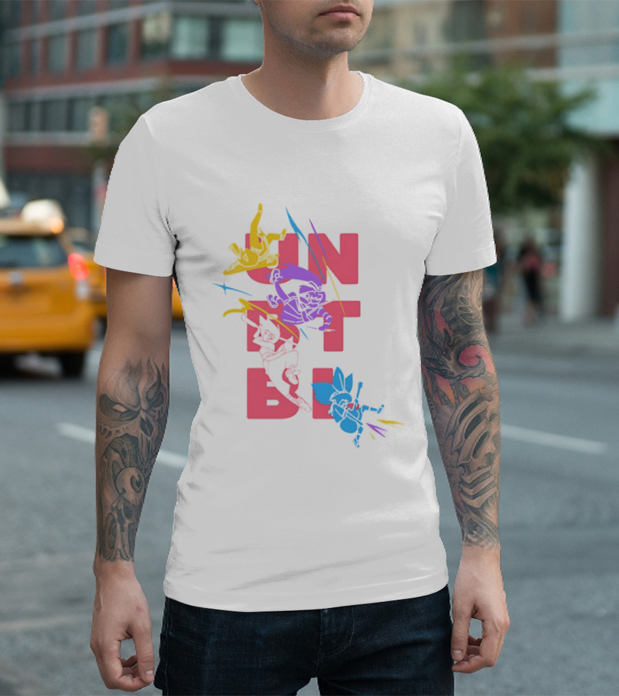 Unbeatable Anime Collage Manga Colorful T-Shirt