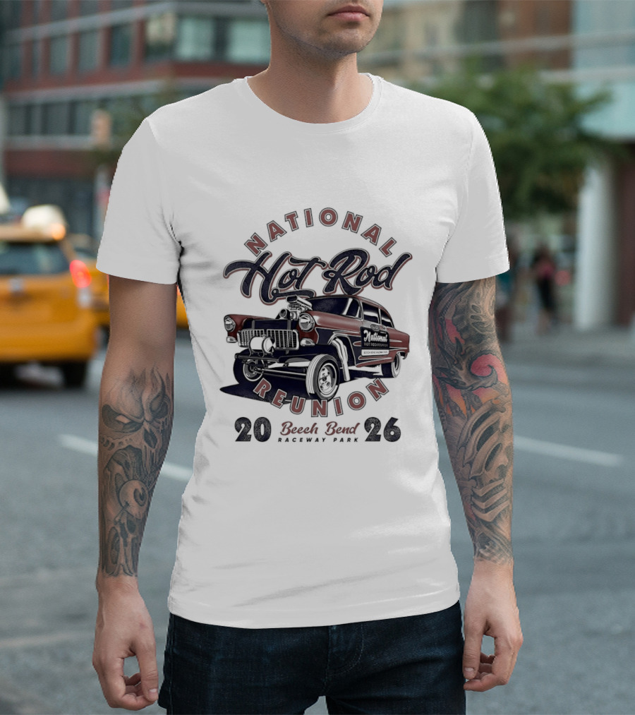 National Hot Rod Reunion 2026 Beech Bend Raceway Park T-Shirt