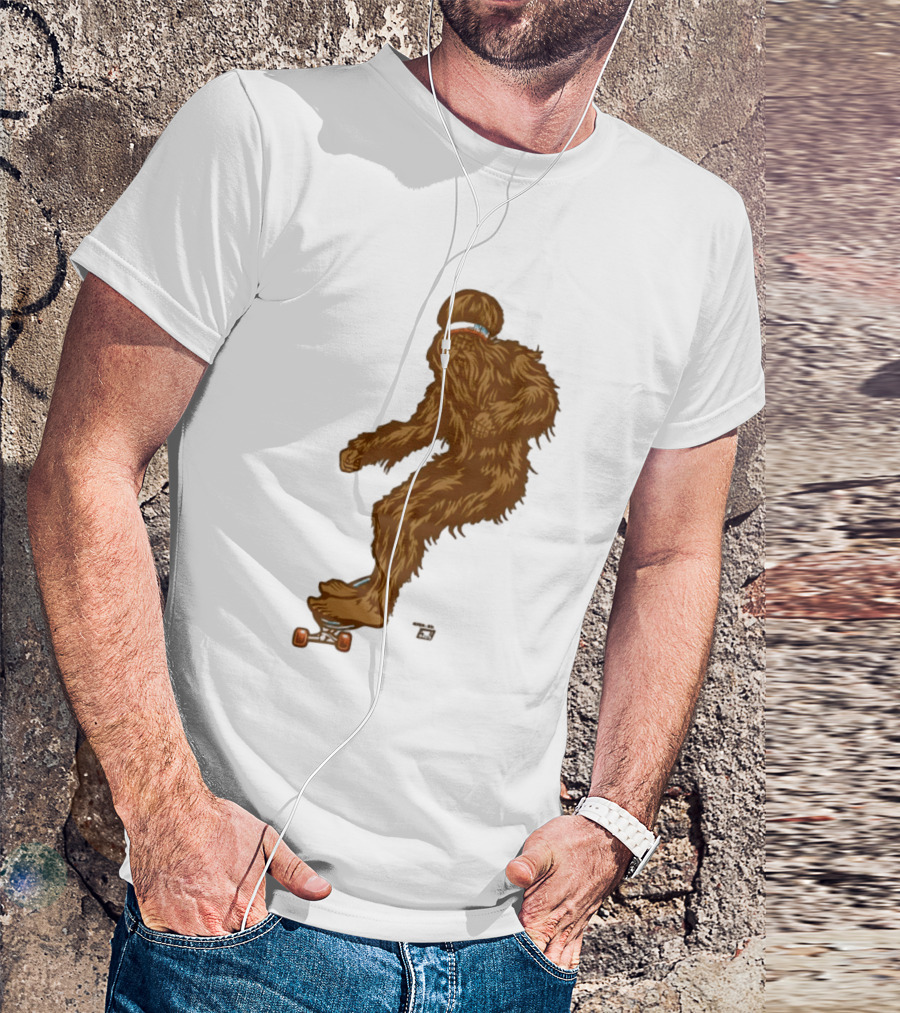 Ames Bros Skater Bigfoot Sasquatch Skateboard Legend T-Shirt