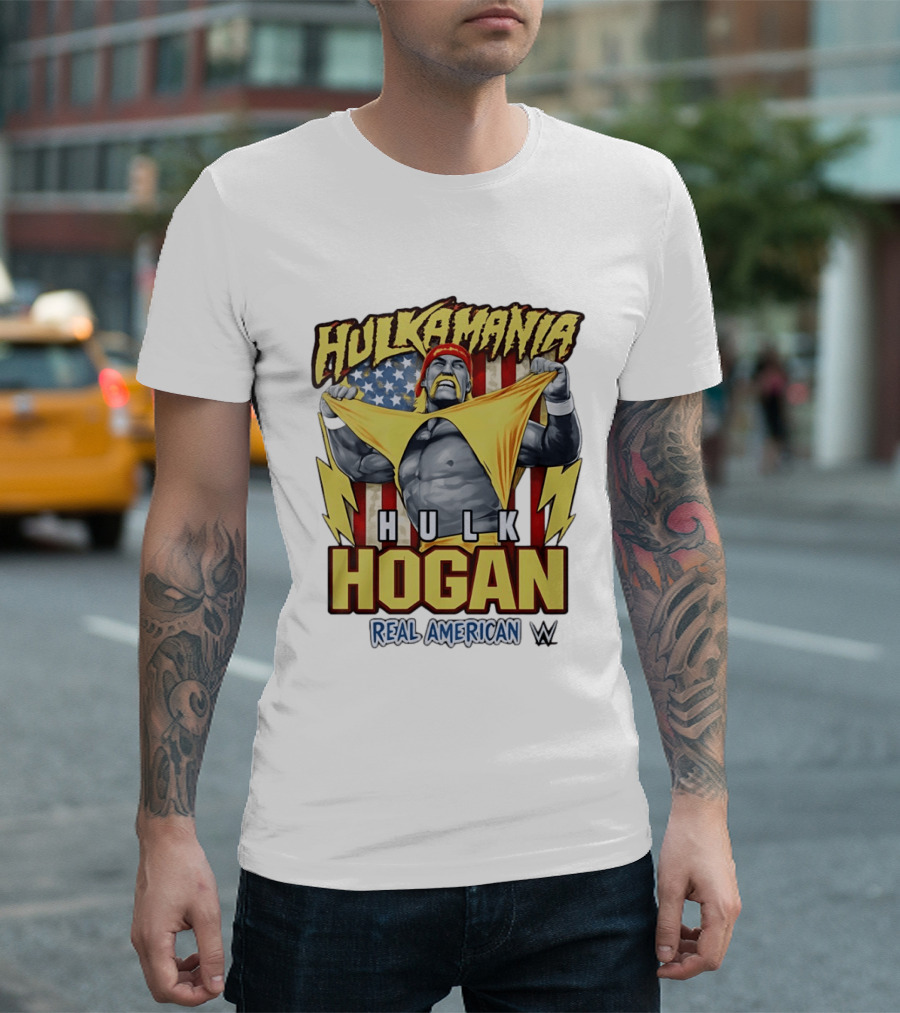 Hulkamania Hulk Hogan Real American WWE Legend T-Shirt