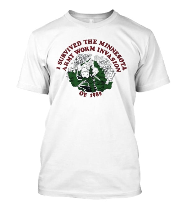 I Survived The Minnesota Army Worm Invasion Of 1989 Vintage Forest Troop T-Shirt