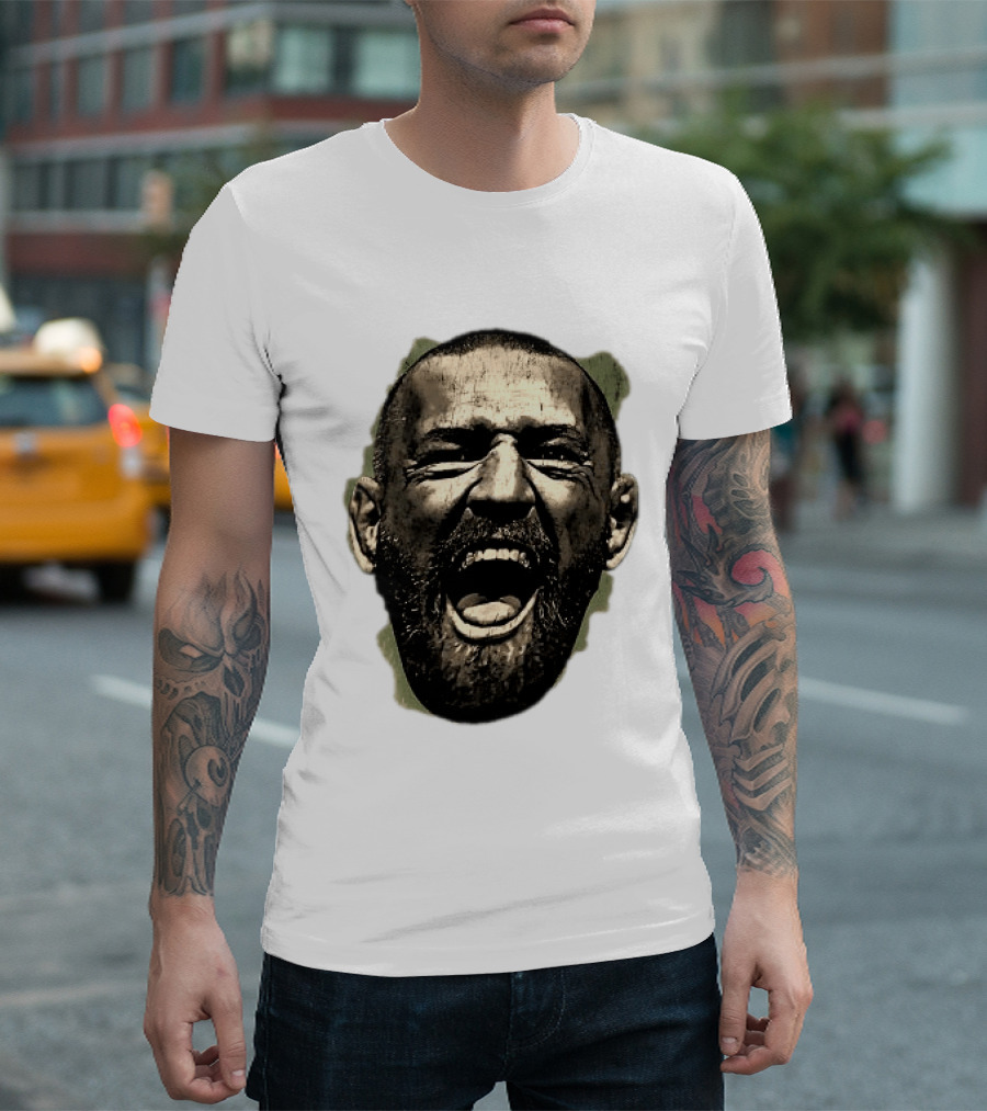 UFC The Notorious Conor McGregor Takeover Swag Head 2 Sided T-Shirt