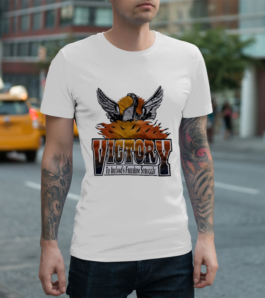 Victory Ireland Freedom Struggle Phoenix Wings Rising T-Shirt