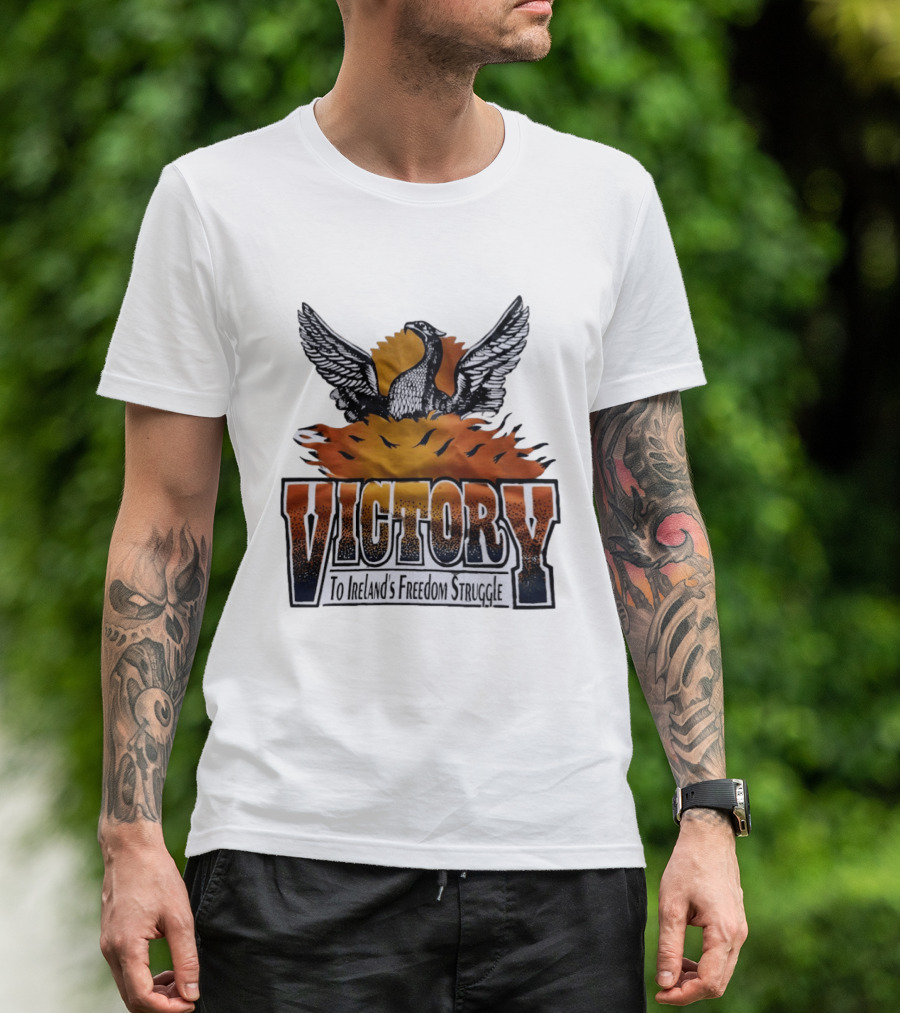 Victory Ireland Freedom Struggle Phoenix Wings Rising T-Shirt