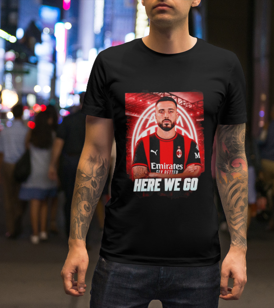 AC Milan Sign Mario Gila From Lazio Here We Go Soccer Transfer News T-Shirt