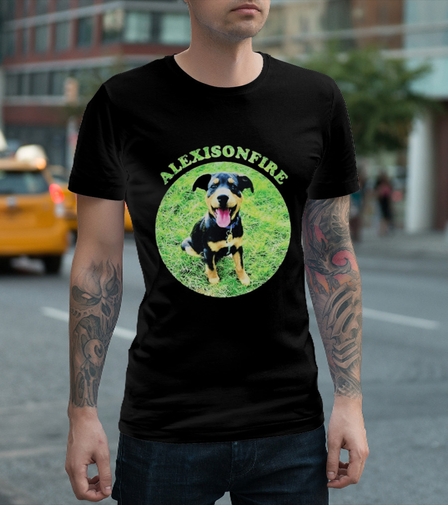 Alexisonfire Pupper Dog On Grass T-Shirt