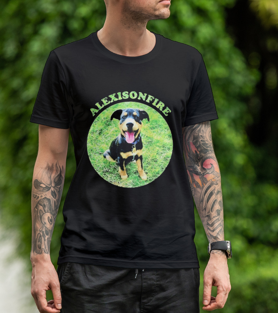 Alexisonfire Pupper Dog On Grass T-Shirt