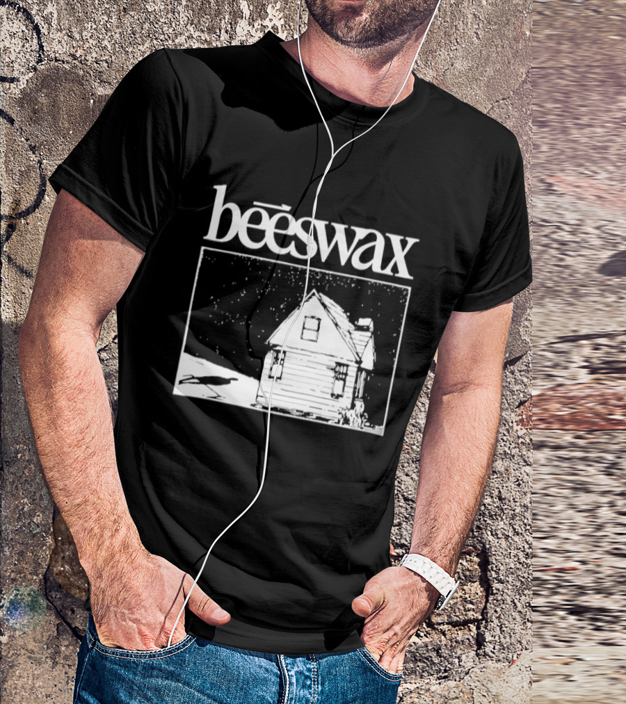 Beeswax City Of Lab Cabin Snow Scene T-Shirt