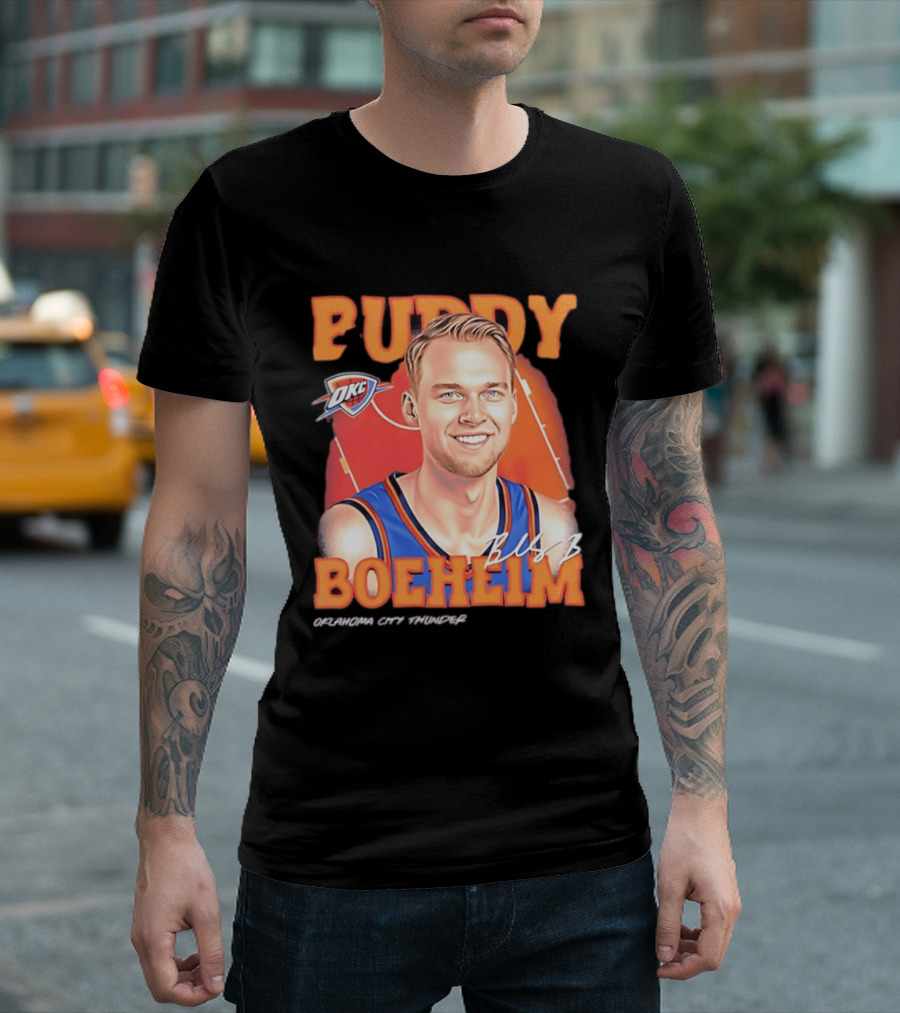 Buddy Boeheim Oklahoma City Thunder OKC Basketball BCS B Airbrush T-Shirt