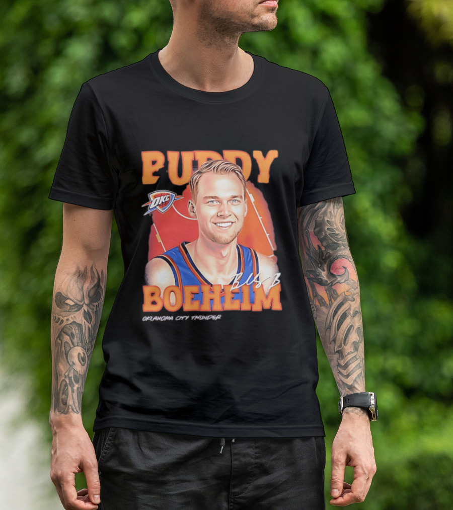 Buddy Boeheim Oklahoma City Thunder OKC Basketball BCS B Airbrush T-Shirt