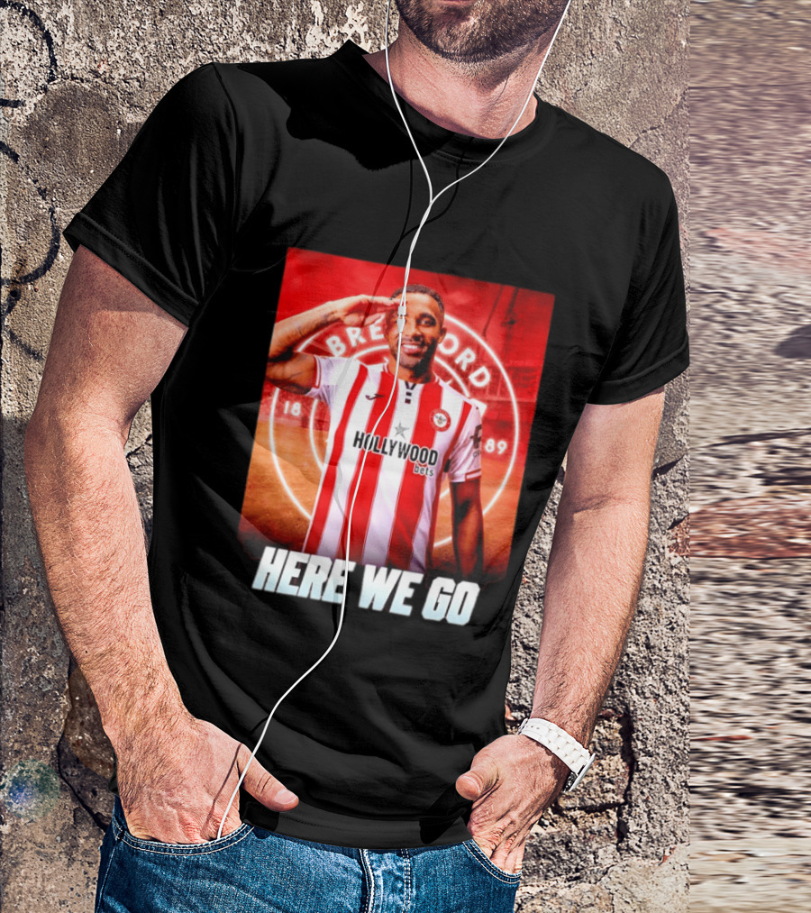 Brentford FC Callum Wilson Here We Go Hollywood Bets T-Shirt