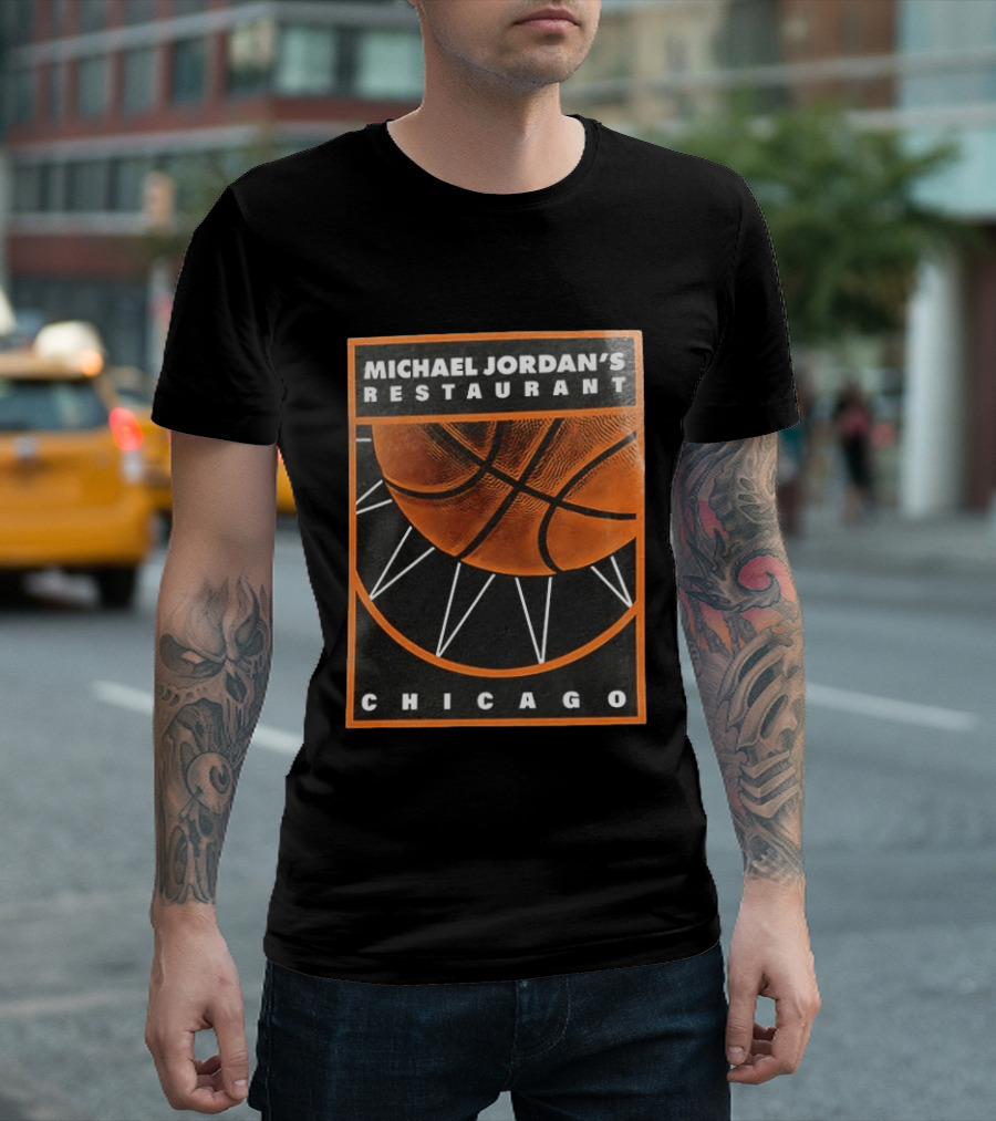 Michael Jordan's Restaurant Chicago Basketball 500 North La Salle Street Illinois T-Shirt