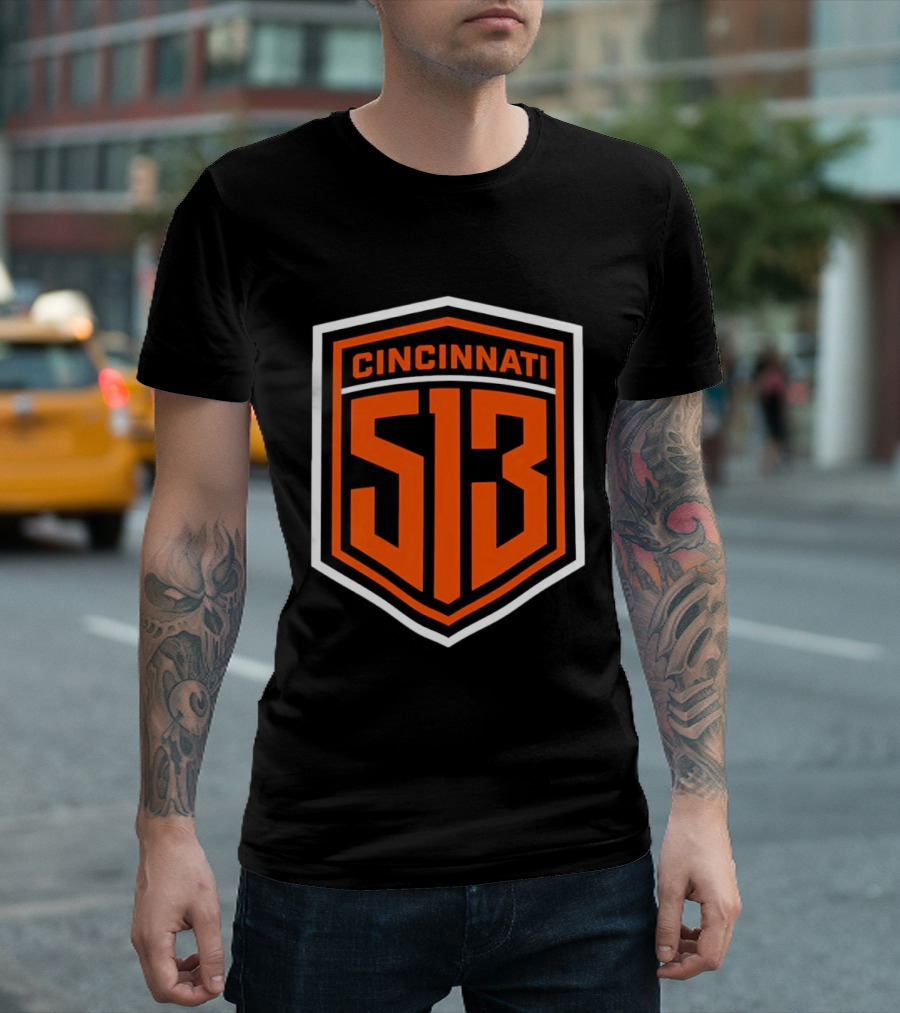 Cincinnati 513 Bold Shield T-Shirt