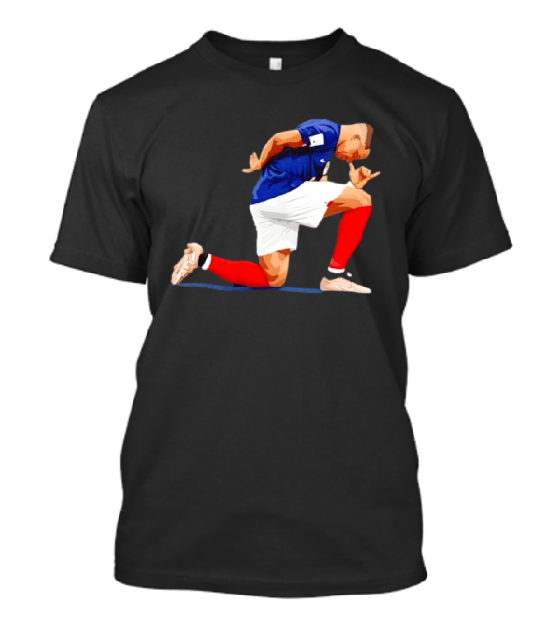 France National Team Kylian Mbappe Celebration Iconic Pose T-Shirt