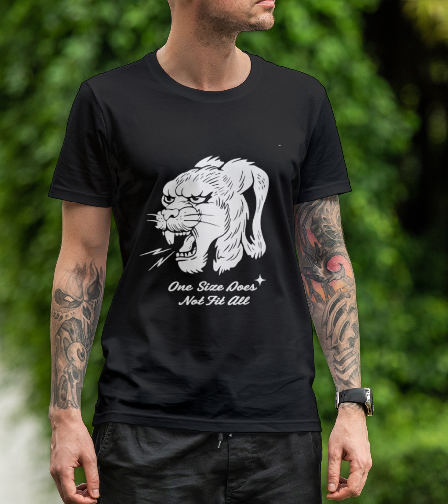 Leopards One Size Does Not Fit All T-Shirt