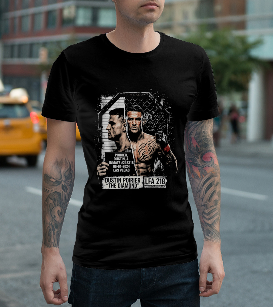 Dustin Poirier The Diamond Shot Las Vegas LFA 218 T-Shirt