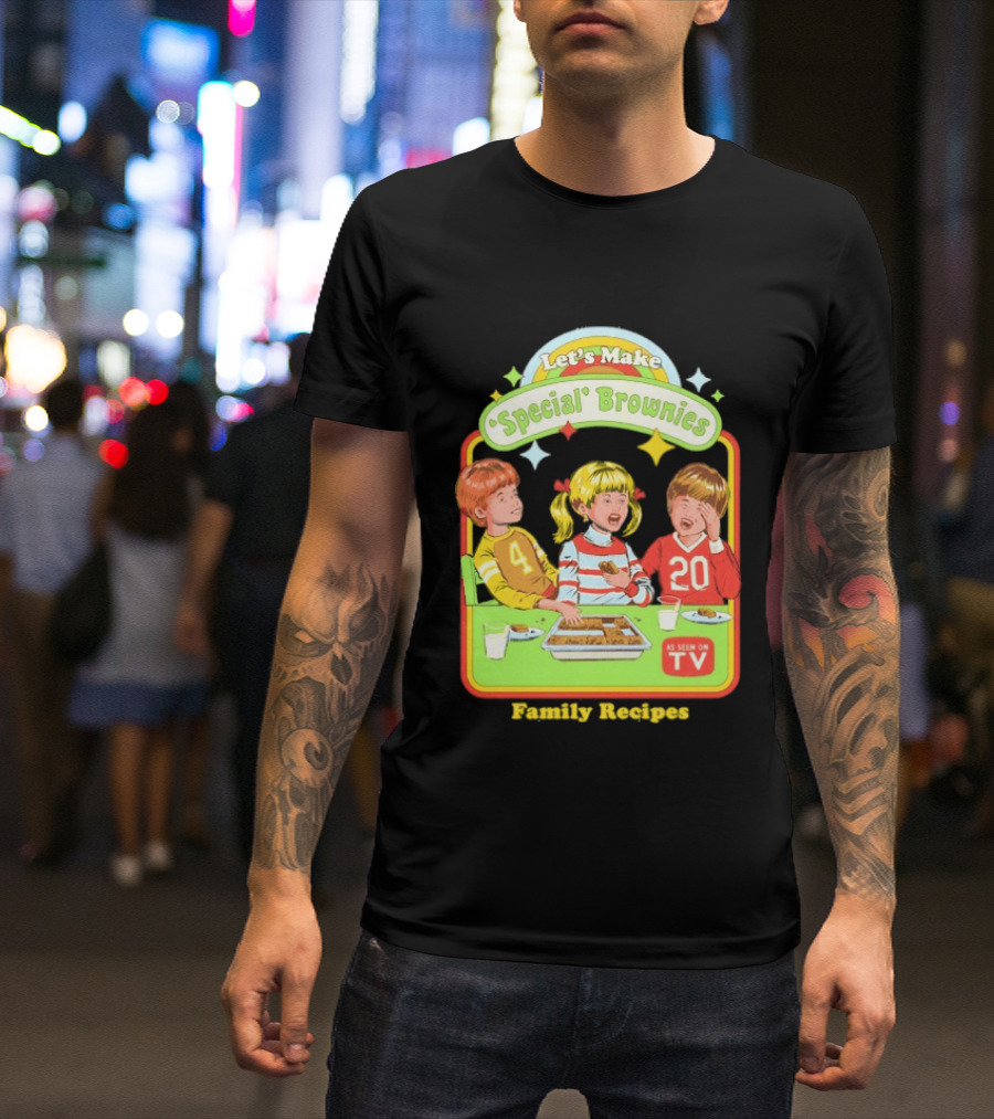 Let's Make Special Brownies As Seen On TV Family Recipes T-Shirt