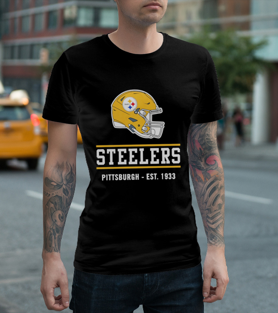 Pittsburgh Steelers Helmet Est 1933 T-Shirt
