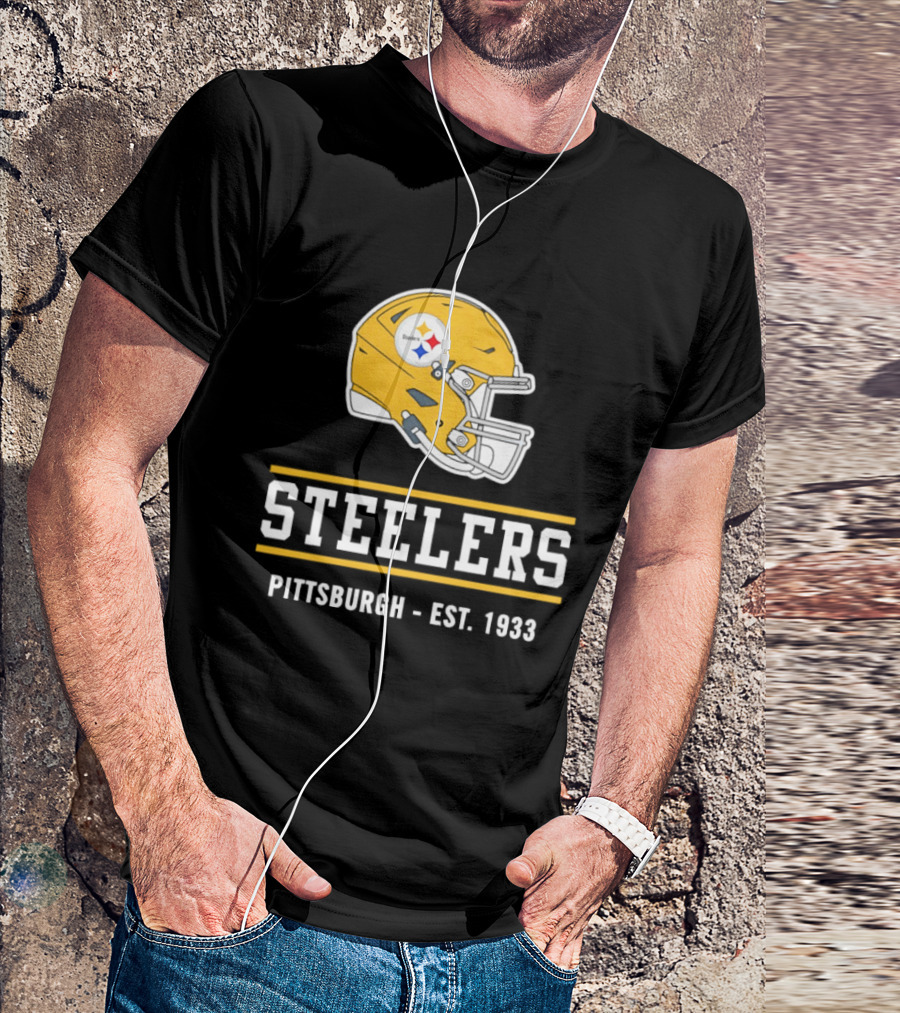 Pittsburgh Steelers Helmet Est 1933 T-Shirt