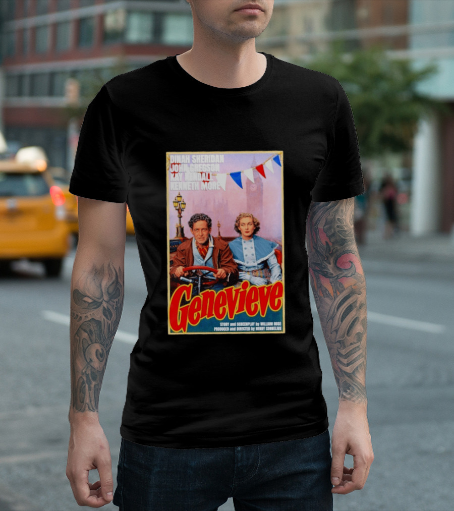 Dinah Sheridan John Gregson Kay Kendall Kenneth More Genevieve Movie T-Shirt