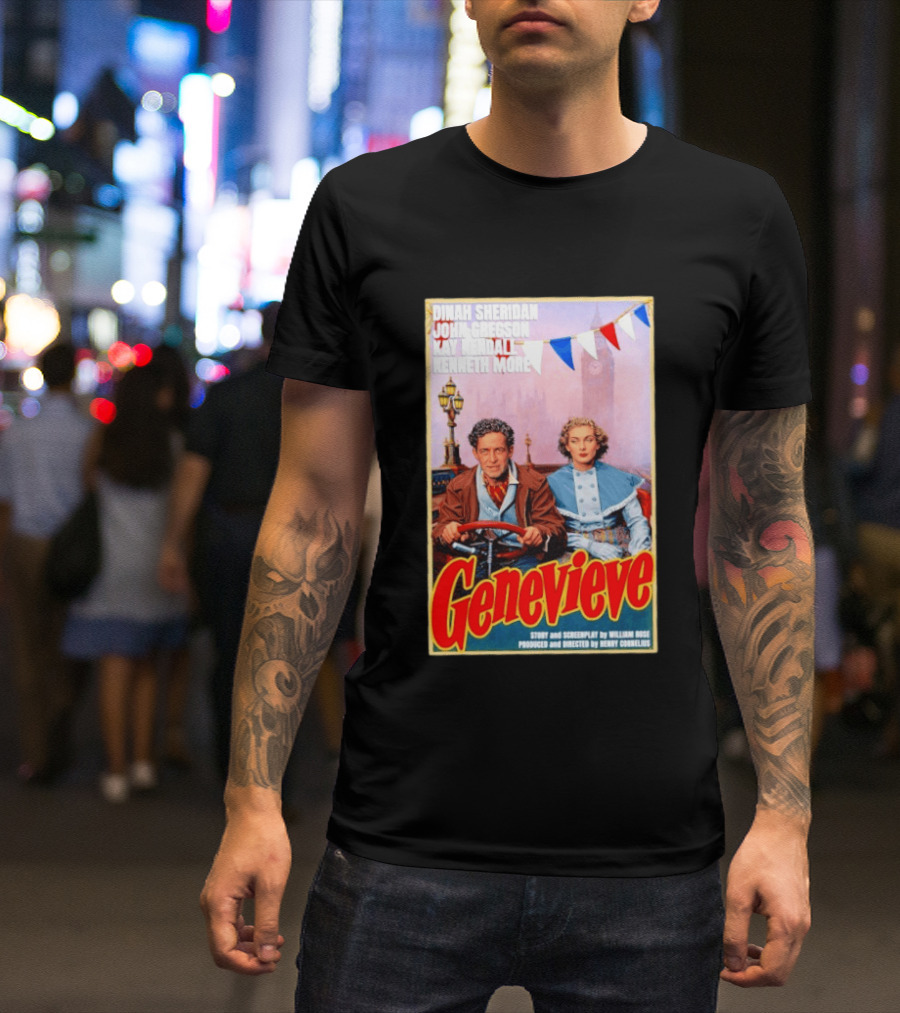 Dinah Sheridan John Gregson Kay Kendall Kenneth More Genevieve Movie T-Shirt