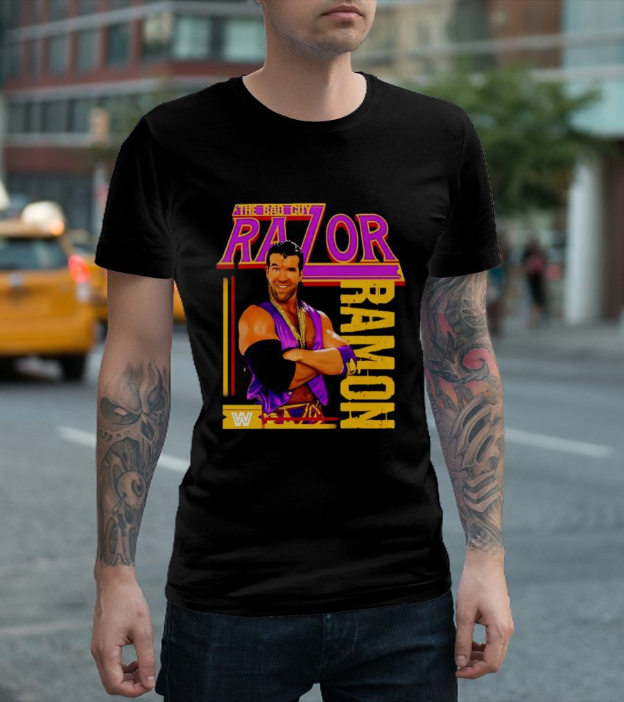Razor Ramon The Bad Guy WWE Wrestling Superstar T-Shirt