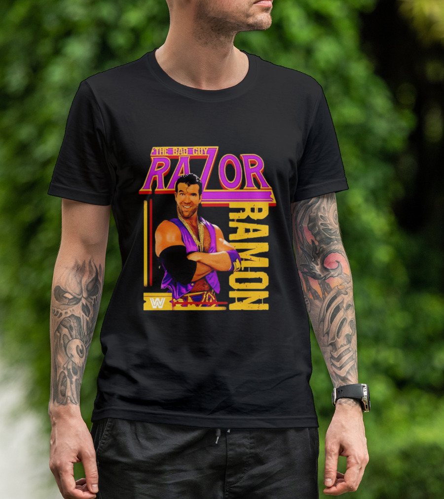 Razor Ramon The Bad Guy WWE Wrestling Superstar T-Shirt
