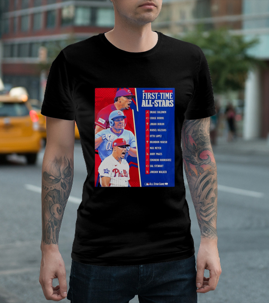 MLB National League First Time All Stars T-Shirt