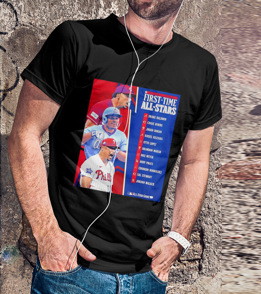 MLB National League First Time All Stars T-Shirt