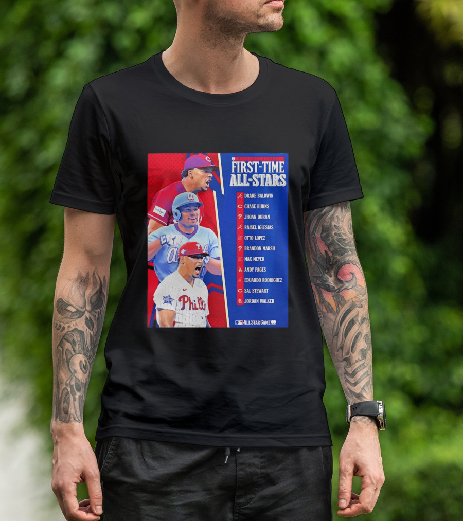 MLB National League First Time All Stars T-Shirt