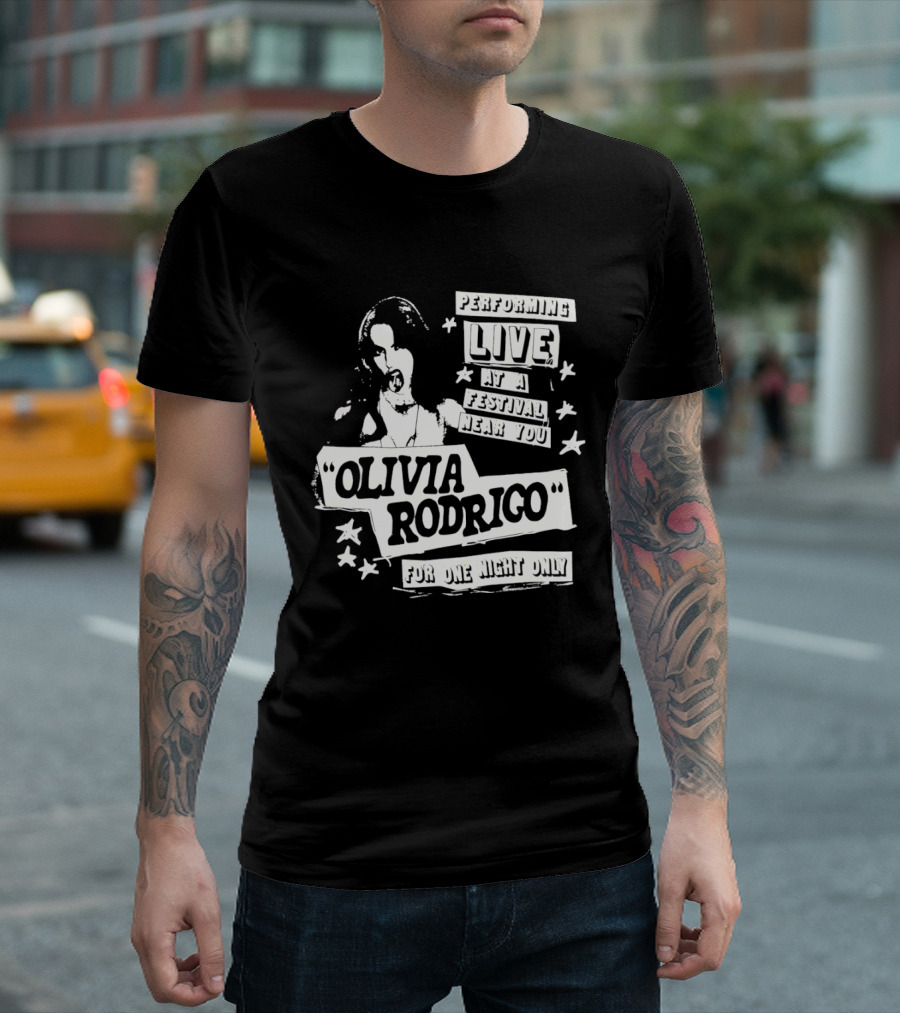 Olivia Rodrigo Live Performance For The Next Day Festival T-Shirt