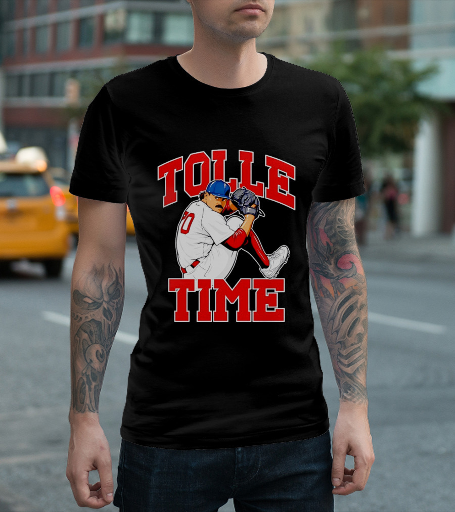 Tolle Time Payton Tolle Boston Red Sox Pitching Baseball T-Shirt