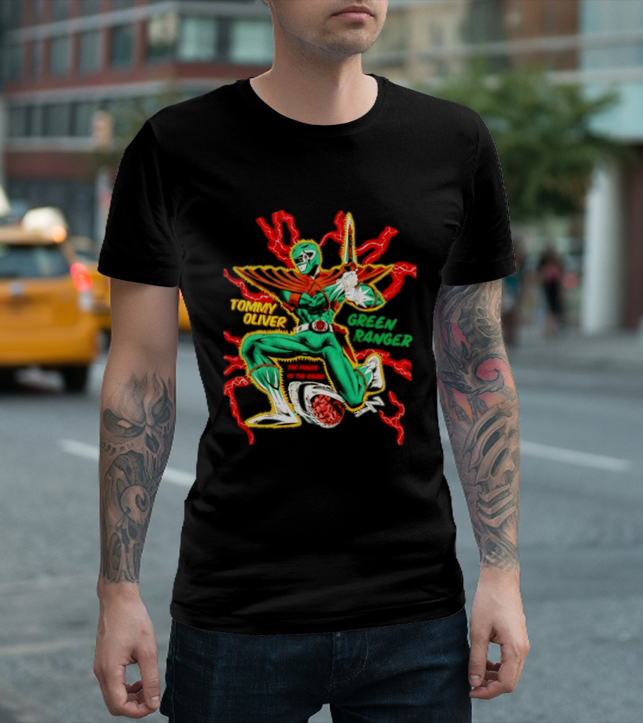 Tommy Oliver Green Ranger The Power Of The Green T-Shirt