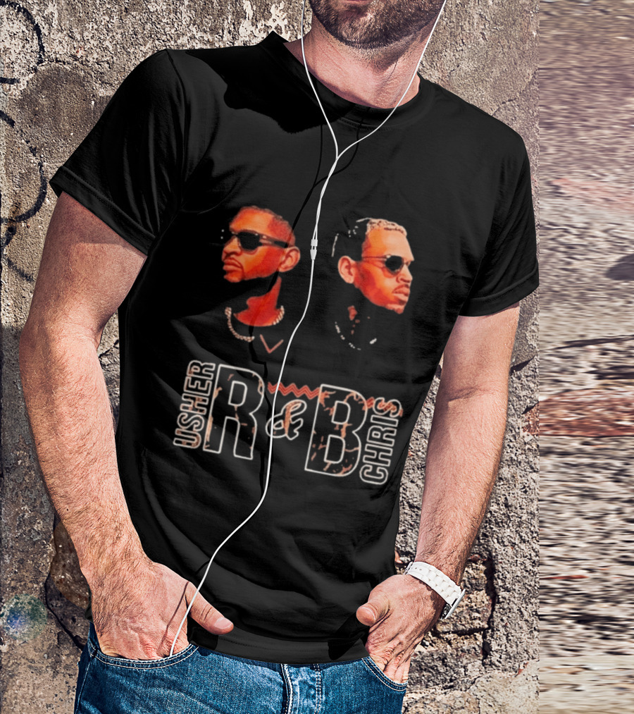 Usher Chris R&B Bootleg Retro Style Sunglasses T-Shirt
