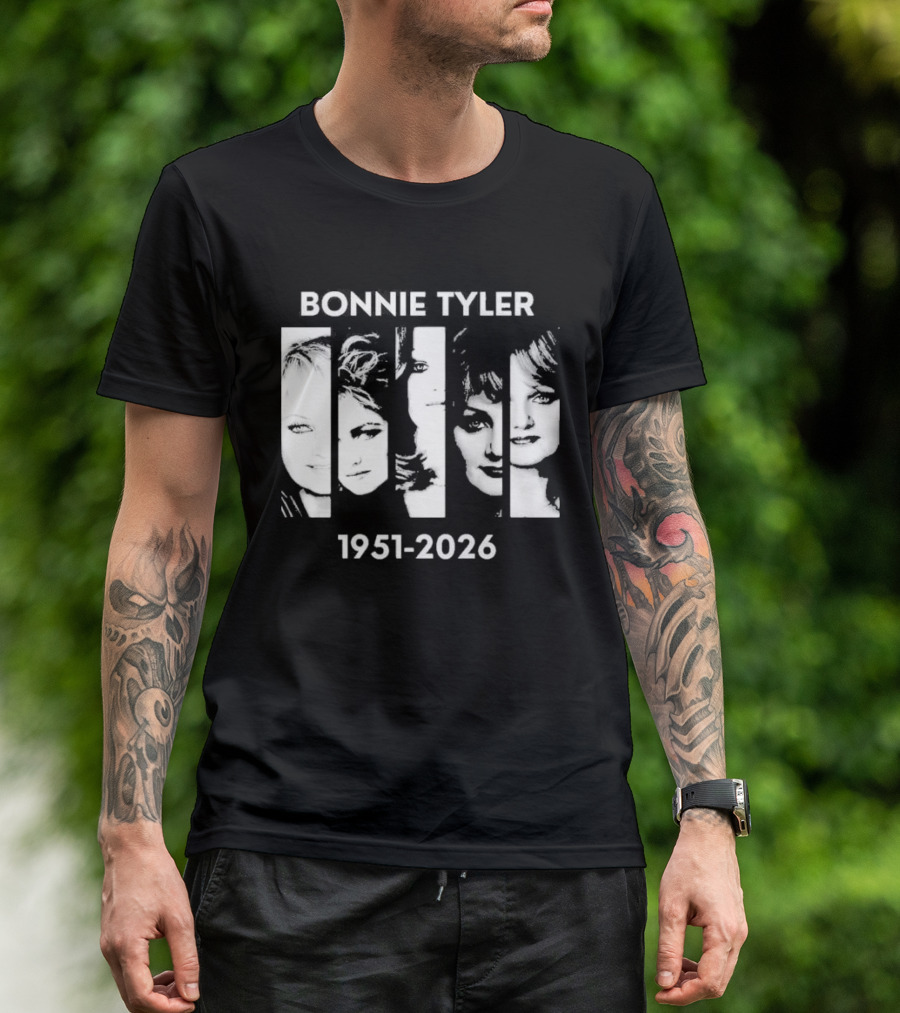 Bonnie Tyler 1951 2026 In Loving Memory T-Shirt