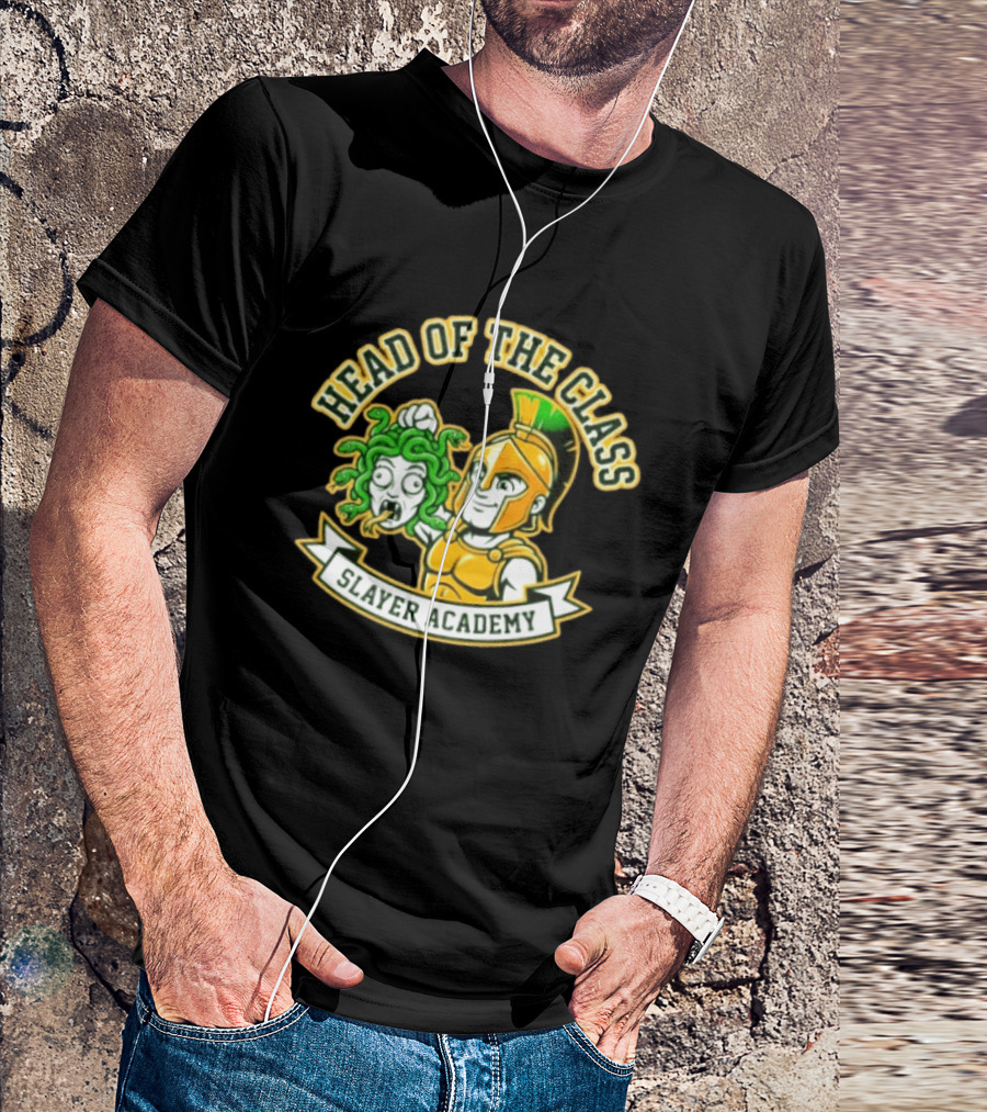 Head Of The Class Slayer Academy Spartan Medusa T-Shirt
