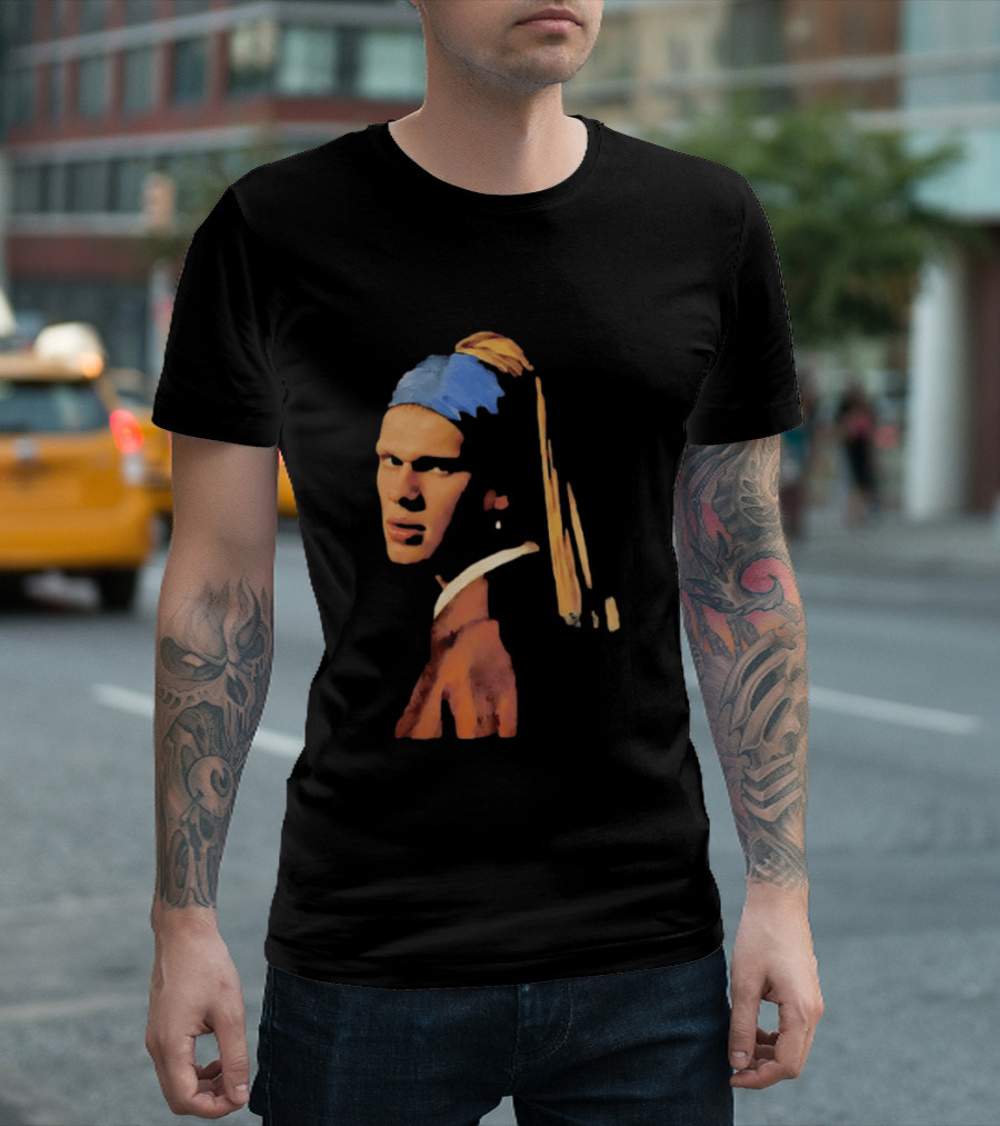 Norway Erling Haaland Girl With A Pearl Earring Meme T-Shirt