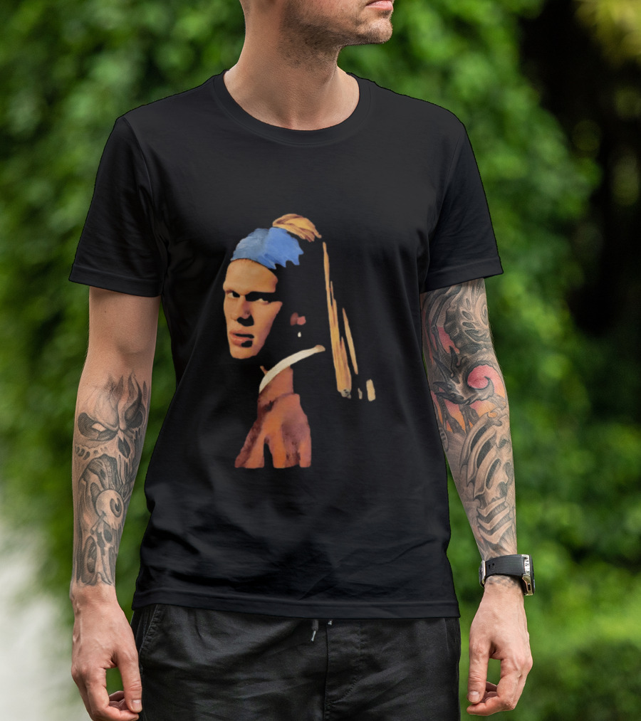 Norway Erling Haaland Girl With A Pearl Earring Meme T-Shirt
