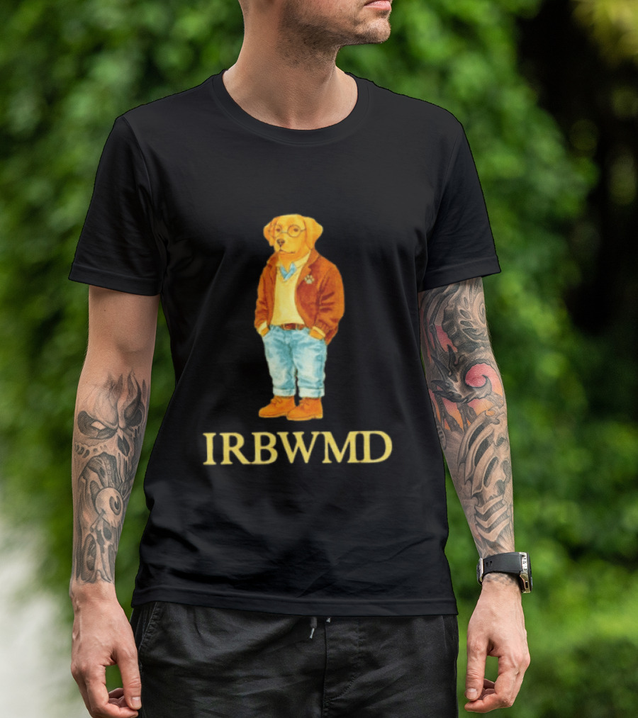 IRBWMD Golden Retriever Reading Companion T-Shirt