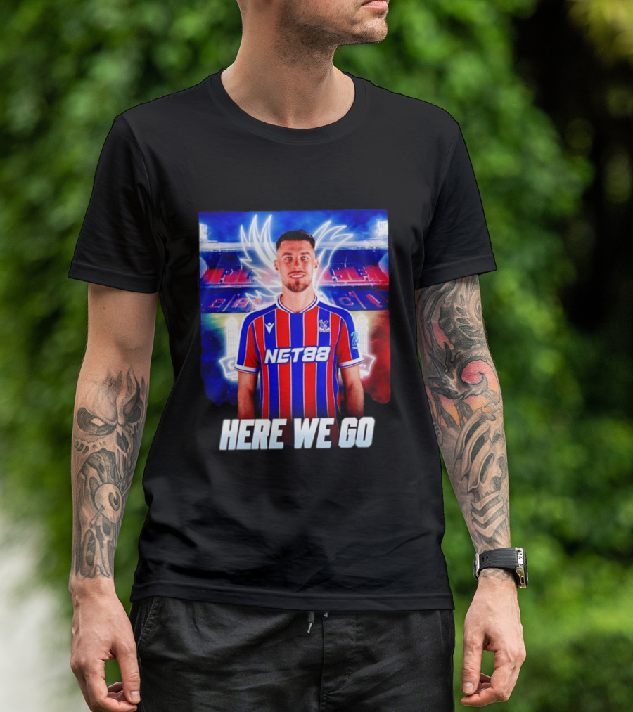 Oscar Mingueza NET88 Crystal Palace Here We Go T-Shirt
