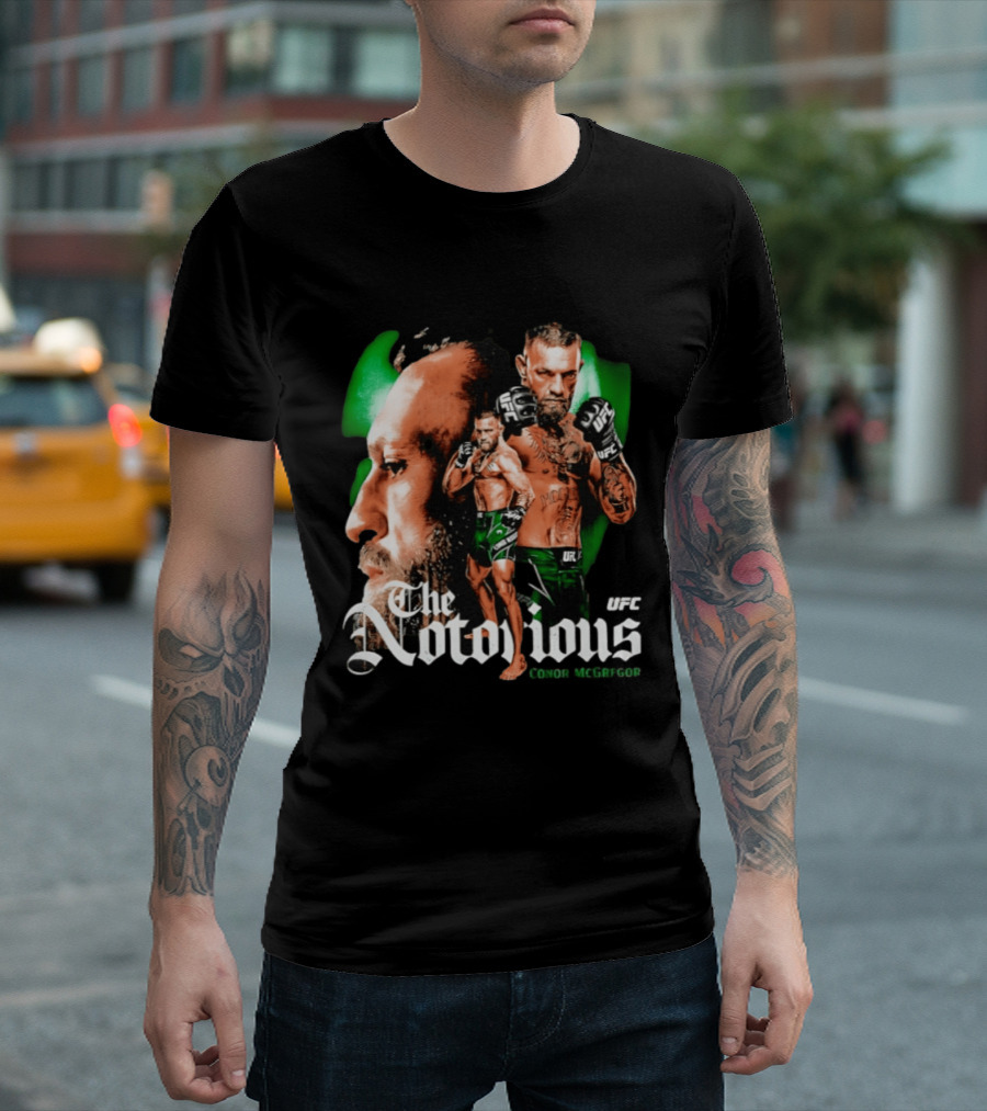 The Notorious Conor McGregor UFC Aura 329 Combat Strength T-Shirt