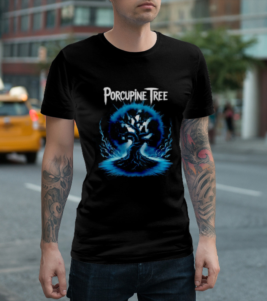 Porcupine Tree Psychedelic Evil Tree T-Shirt