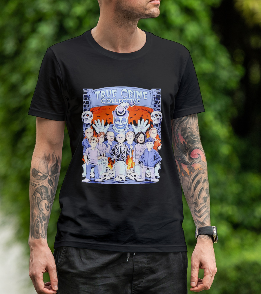 True Crime Collective Serial Killer Collage T-Shirt